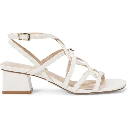 Weiße Sandalen Stilvolle Sommer Schuhe , Damen, Größe: 37 EU - Twinset - Modalova