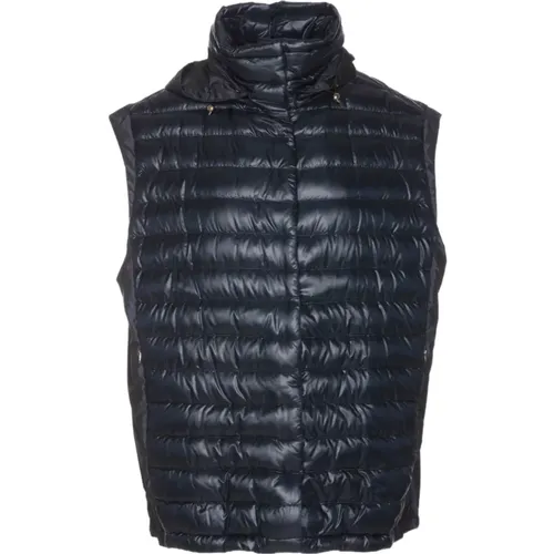 Long Puffer Vest , female, Sizes: XS, S - Herno - Modalova