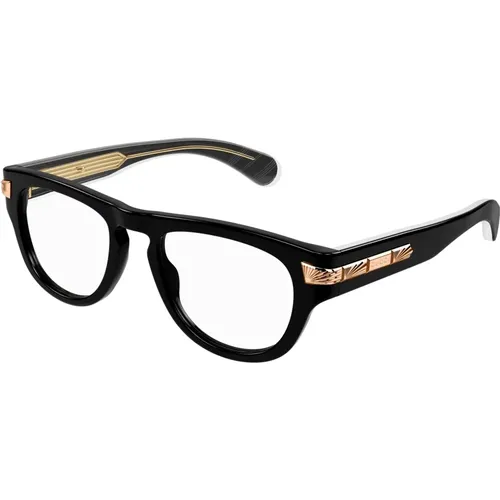 Schwarze Sonnenbrille mit Brillengestell , unisex, Größe: 51 MM - Gucci - Modalova