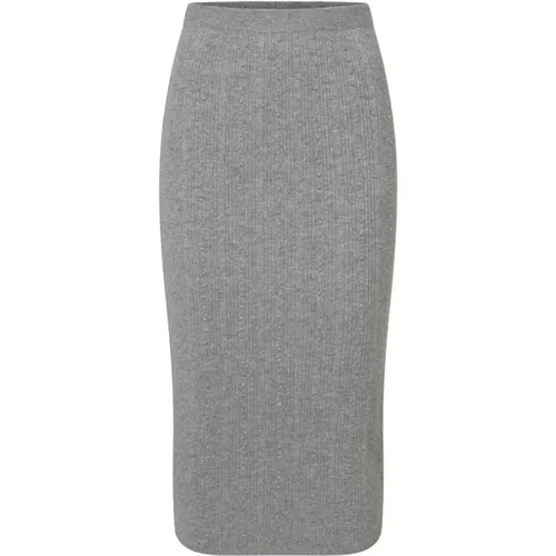 Platinum Bubble Knit Skirt , female, Sizes: 2XS, S, XS - Fabiana Filippi - Modalova