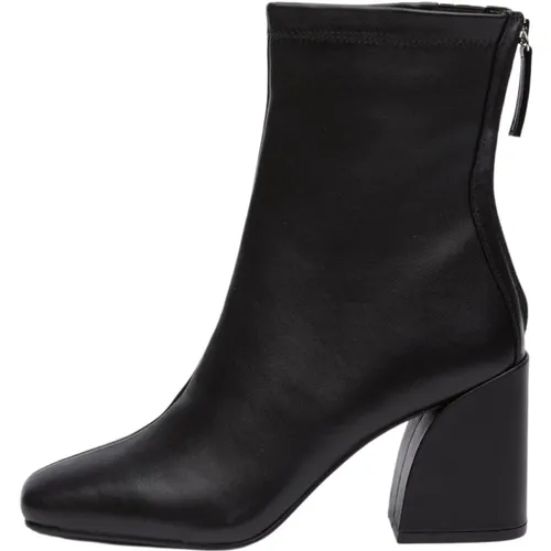Leather High Heel Ankle Boots , female, Sizes: 4 UK, 6 UK, 5 UK, 3 1/2 UK - Steve Madden - Modalova