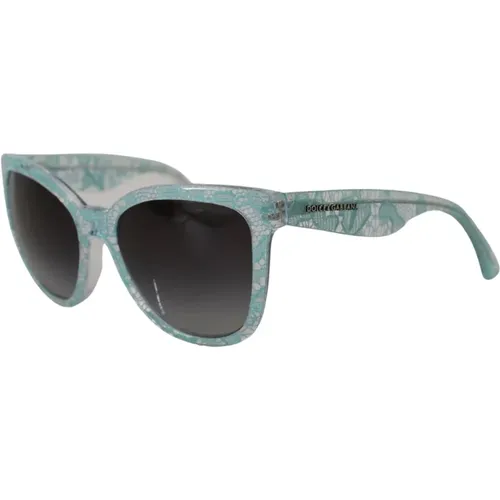 Spitze Schmetterling Sonnenbrille , Damen, Größe: ONE Size - Dolce & Gabbana - Modalova
