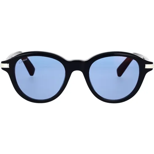 Contemporary Sunglasses Ct0395S 004 , unisex, Sizes: 51 MM - Cartier - Modalova