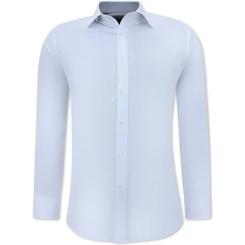 Stylish shirts for men - Blouse with Slim Fit fit and stretch , male, Sizes: 3XL, XL, S, L, M, 2XL - Gentile Bellini - Modalova