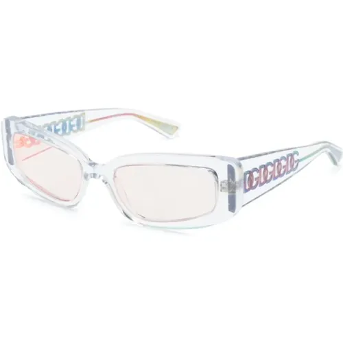 Weiße Sonnenbrille mit Originalzubehör , Damen, Größe: 54 MM - Dolce & Gabbana - Modalova