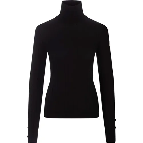 Turtleneck Jumper Lightweight Knit , female, Sizes: L - Moncler - Modalova