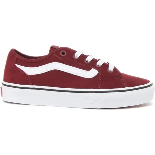 Burgundy Filmore Decon Trainers Women , female, Sizes: 3 UK, 2 UK, 3 1/2 UK - Vans - Modalova