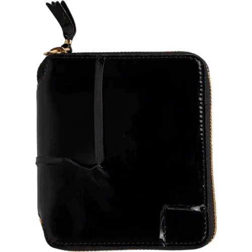 Leather Reversed Hem Wallet , unisex, Sizes: ONE SIZE - Comme des Garçons - Modalova