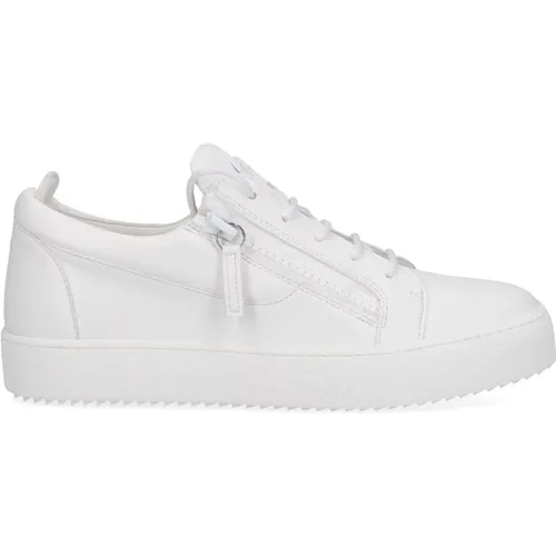 Sneaker low Kriss Calf Leather , male, Sizes: 9 1/2 UK - giuseppe zanotti - Modalova
