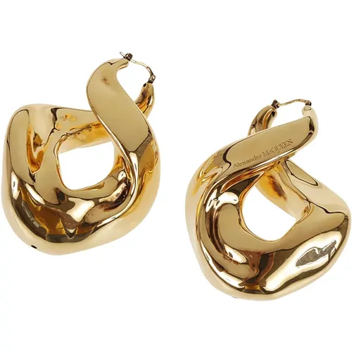 Women's Accessories Earrings Metallic Aw22 , female, Sizes: ONE SIZE - alexander mcqueen - Modalova