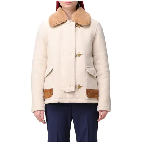 Short Coat with 3 Hooks , female, Sizes: L - Fay - Modalova