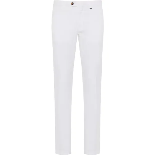 Lyocell/cotton pants , male, Sizes: XL, M, 2XL - Canali - Modalova