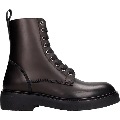 Leather Boots for Men , male, Sizes: 9 1/2 UK, 10 UK - Amiri - Modalova