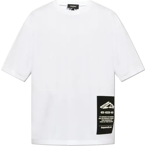 T-Shirt mit Logopatch Dsquared2 - Dsquared2 - Modalova