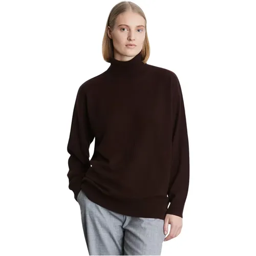 Schwarzer Strickpullover, Lockerer Schnitt , Damen, Größe: XS - Heartmade - Modalova