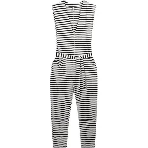 Relaxed Fit Striped Jumpsuit , female, Sizes: M, 2XS, S, XS - 10Days - Modalova