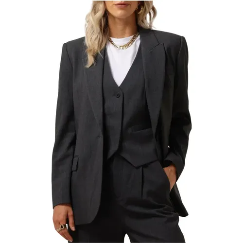 Grauer Blazer für Damen , Damen, Größe: S - Copenhagen Muse - Modalova