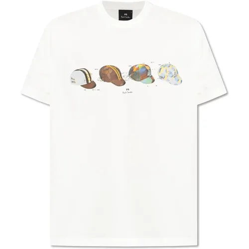 Printed T-shirt , male, Sizes: L, XL, M, S - PS By Paul Smith - Modalova