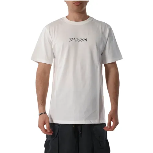 Graphic Print T-shirt , male, Sizes: M, XL, L, S - Barrow - Modalova