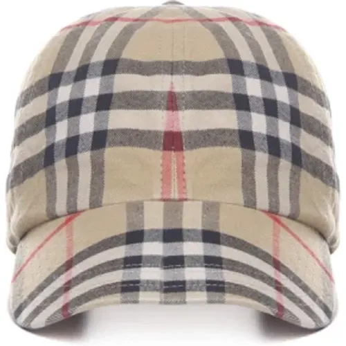Stampa Check Hats , male, Sizes: S, L, M - Burberry - Modalova