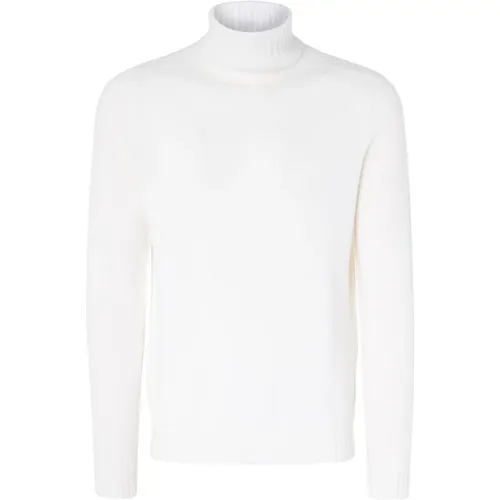 Ivory Wool Sweater Regular Fit , male, Sizes: L - Dondup - Modalova