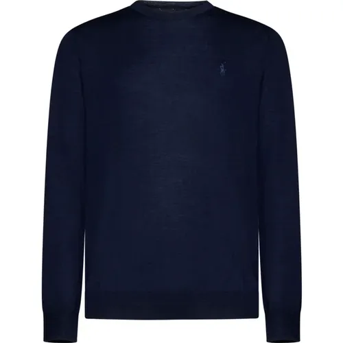 Embroidered Logo Wool Jumper Sweaters , male, Sizes: 2XL - Ralph Lauren - Modalova