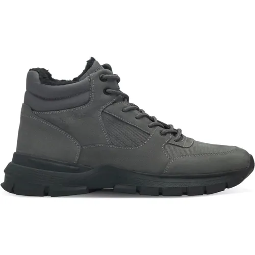 Dark Grey Sneakers for Men , male, Sizes: 10 UK, 7 UK, 11 UK, 8 UK, 9 UK - s.Oliver - Modalova