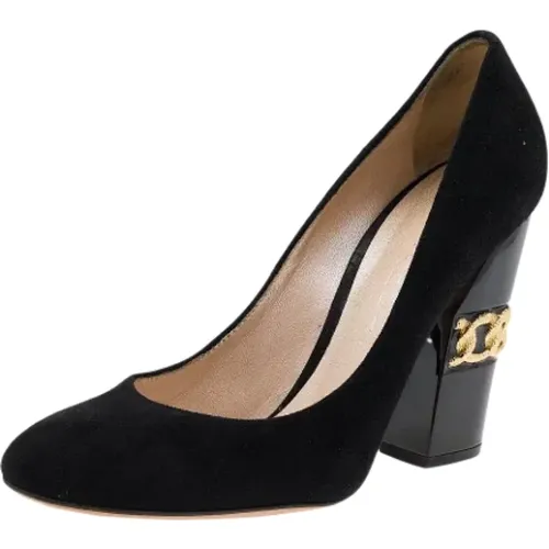 Pre-owned Suede heels , female, Sizes: 5 1/2 UK - Casadei Pre-owned - Modalova