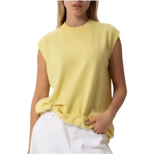 Rollkragenpullover mit Ringdetail , Damen, Größe: S - JW Anderson - Modalova