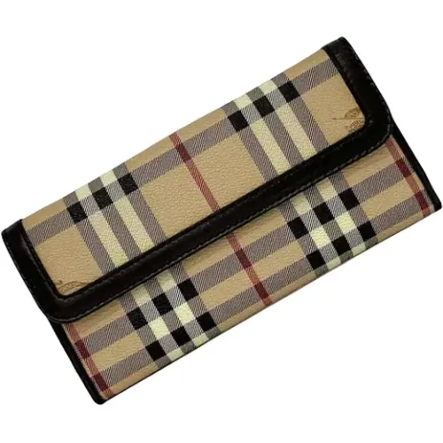 Pre-owned Canvas wallets , unisex, Sizes: ONE SIZE - Burberry Vintage - Modalova