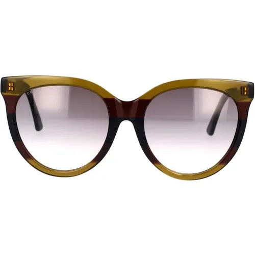 Gg0179Sa 003 Sunglasses , female, Sizes: 55 MM - Gucci - Modalova