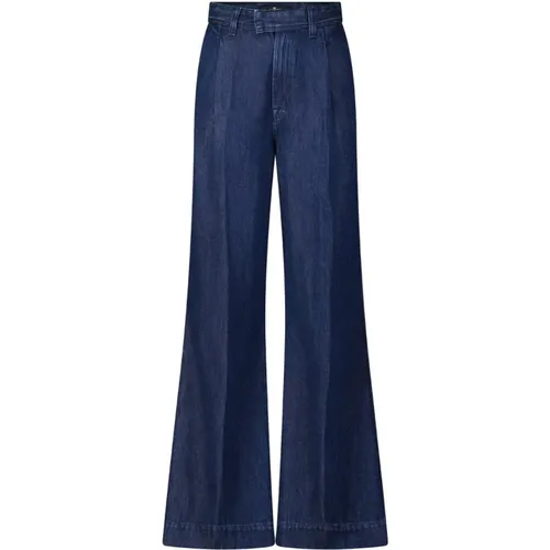 Wide Leg High-Waist Jeans , Damen, Größe: W26 - 7 For All Mankind - Modalova