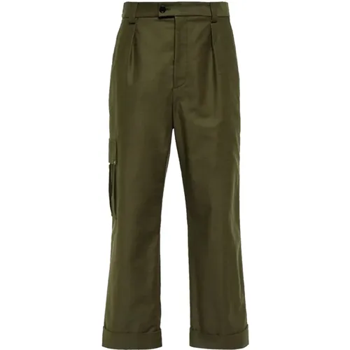 Cotton Trousers Ss22 , male, Sizes: L - Loewe - Modalova