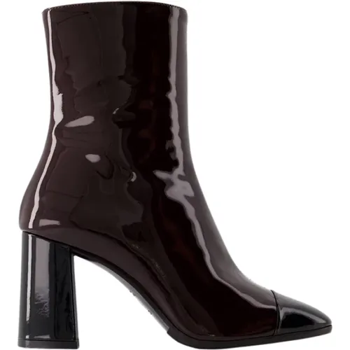 Donna Ankle Boots - - Patent Leather - /Black , female, Sizes: 6 UK, 2 UK, 5 UK, 4 1/2 UK, 3 UK - Carel - Modalova