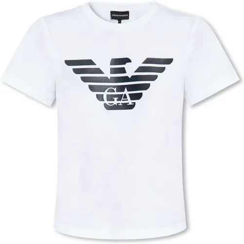 T-Shirt mit Logo Emporio Armani - Emporio Armani - Modalova