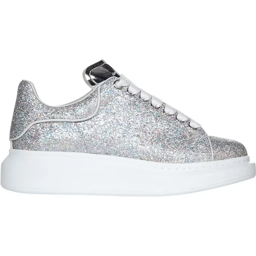 Sneakers Silver , female, Sizes: 3 UK, 5 UK - alexander mcqueen - Modalova