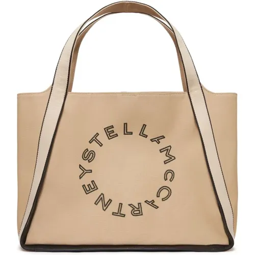 Banana Shopping Bag with Black Alter Mat Trim , female, Sizes: ONE SIZE - Stella Mccartney - Modalova