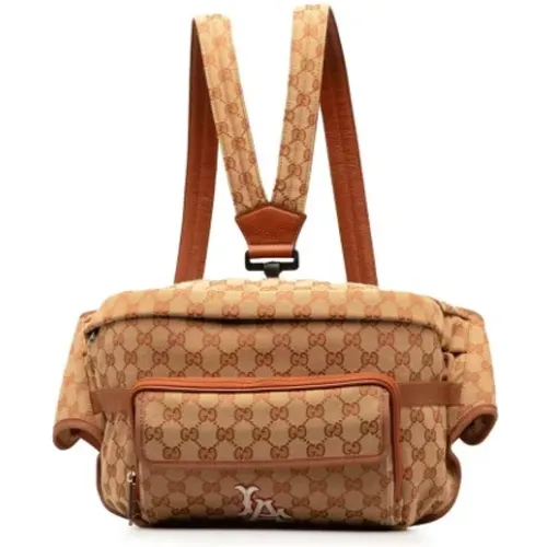 Pre-owned Canvas gucci-bags , female, Sizes: ONE SIZE - Gucci Vintage - Modalova