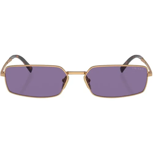 Rectangular Metal Sunglasses , unisex, Sizes: 59 MM - Prada - Modalova