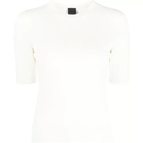 Knit T-Shirt Casual Style , female, Sizes: S, 2XS, M - Lorena Antoniazzi - Modalova