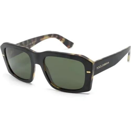 Schwarze Sonnenbrille mit Original-Etui , Herren, Größe: 54 MM - Dolce & Gabbana - Modalova
