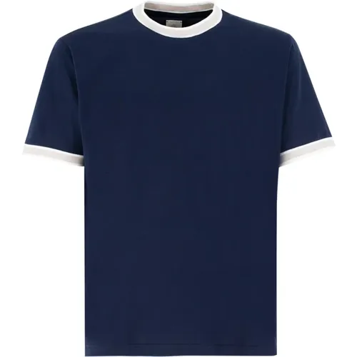 Sporty Chic Giza Cotton T-shirt , male, Sizes: 3XL - Eleventy - Modalova