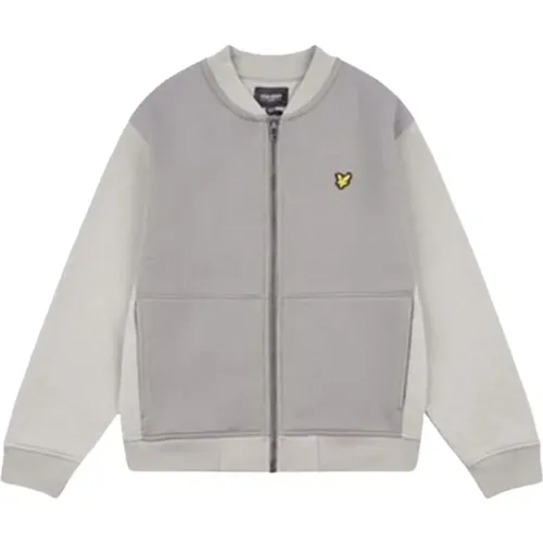 Bicolor Fullzip Bomber Sweatshirt - Lyle & Scott - Modalova