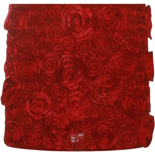 Blumige Rote Minirock Blumarine - Blumarine - Modalova