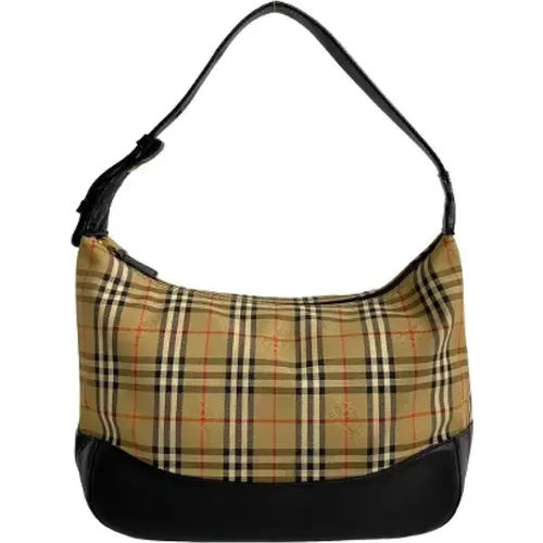 Pre-owned Canvas shoulder-bags , female, Sizes: ONE SIZE - Burberry Vintage - Modalova