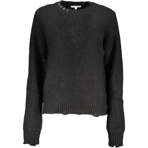 Sweater mit Kontrastdetails , Damen, Größe: M - PATRIZIA PEPE - Modalova