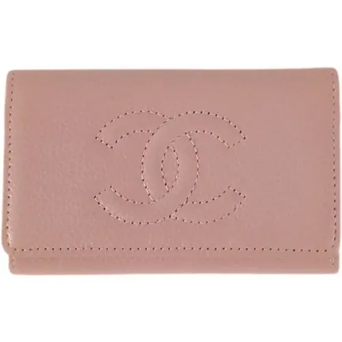 Pre-owned Leather key-holders , female, Sizes: ONE SIZE - Chanel Vintage - Modalova