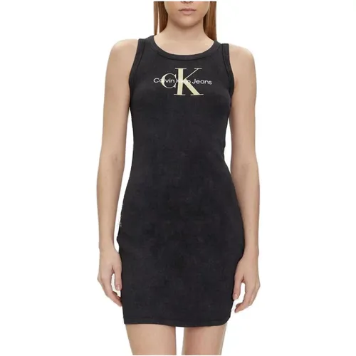 Short Dress Spring/Summer Collection , female, Sizes: L, S, XL, M, XS - Calvin Klein Jeans - Modalova