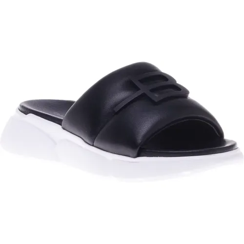 Slipper in calfskin , female, Sizes: 6 1/2 UK, 4 1/2 UK, 6 UK, 5 1/2 UK, 4 UK, 5 UK, 7 UK, 3 1/2 UK, 8 UK, 3 UK - Baldinini - Modalova