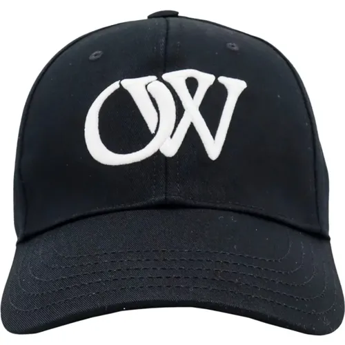 Embroidered Logo Adjustable Hat , male, Sizes: L, M - Off White - Modalova